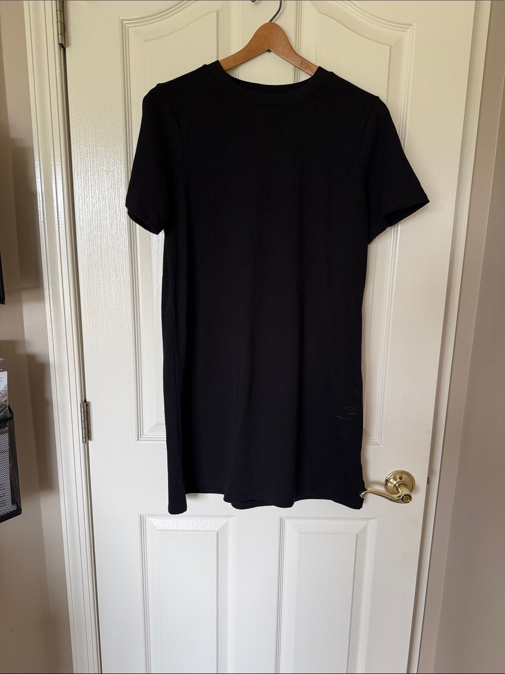 Old Navy Black Short Sleeve Tee Dress